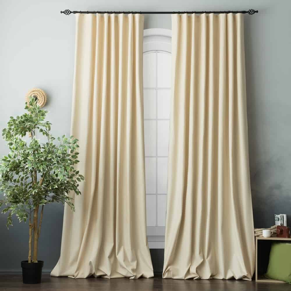 پارچه پرده ای ساده با فرم پذیری مناسب برای دوخت های مختلف